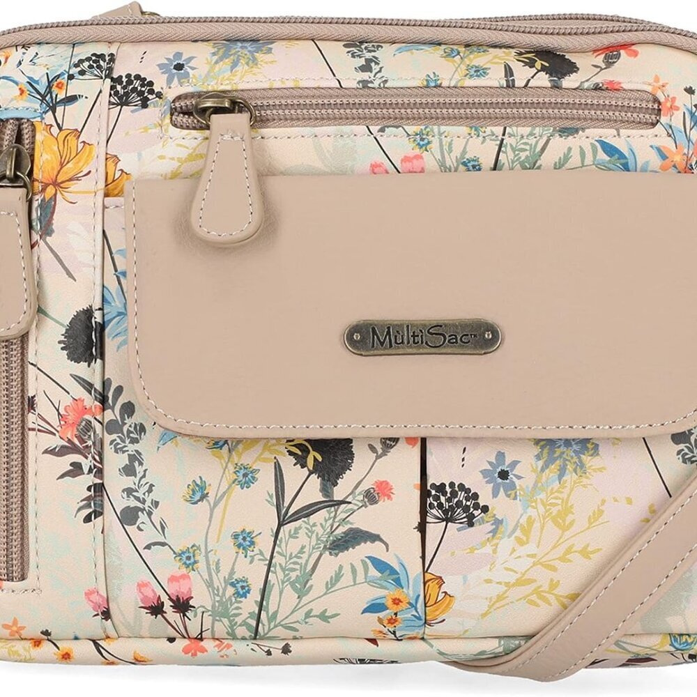 Zippy Triple Compartment Crossbody Bag